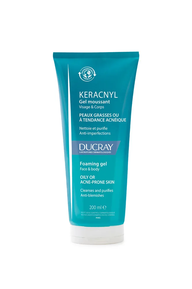 DUCRAY Keracnyl pjenušavi gel 200 ml