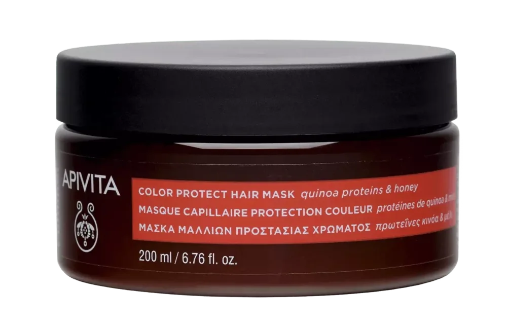 APIVITA Maska za zaštitu obojane kose sa suncokretom i medom, 200ml