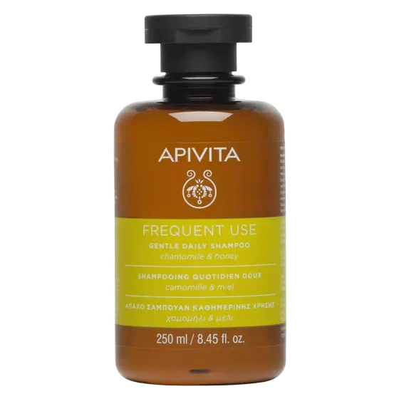 APIVITA šampon za svakodnevno pranje s kamilicom i medom, 250 ml