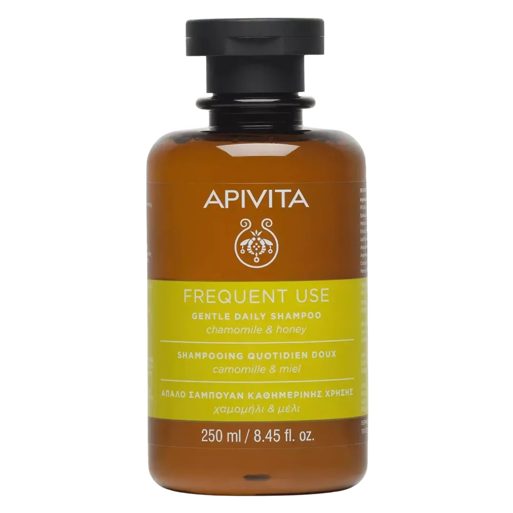 APIVITA šampon za svakodnevno pranje s kamilicom i medom, 250 ml