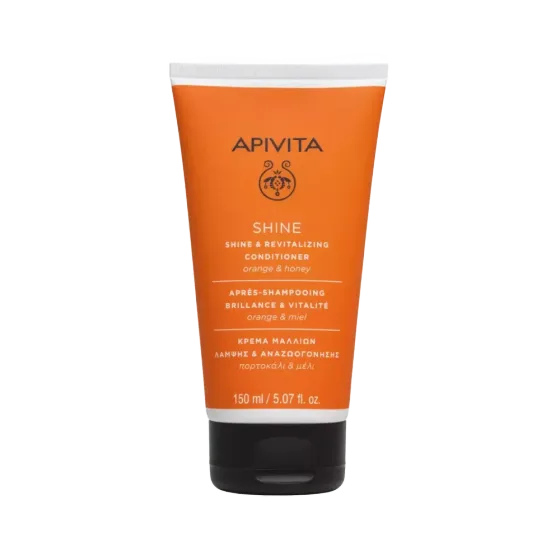 APIVITA Regenerator za sjaj i revitalizaciju za sve tipove kose s narančom i medom, 150 ml