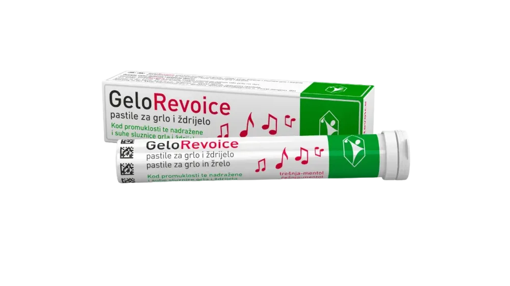 GeloRevoice® pastile za grlo i ždrijelo Trešnja-mentol