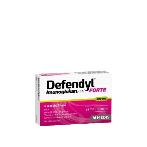 Defendyl-Imunoglukan P4H® FORTE kapsule, 5 kapsula