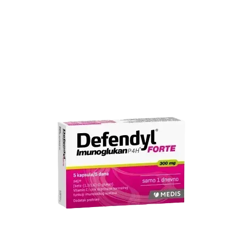 Defendyl-Imunoglukan P4H® FORTE kapsule, 5 kapsula