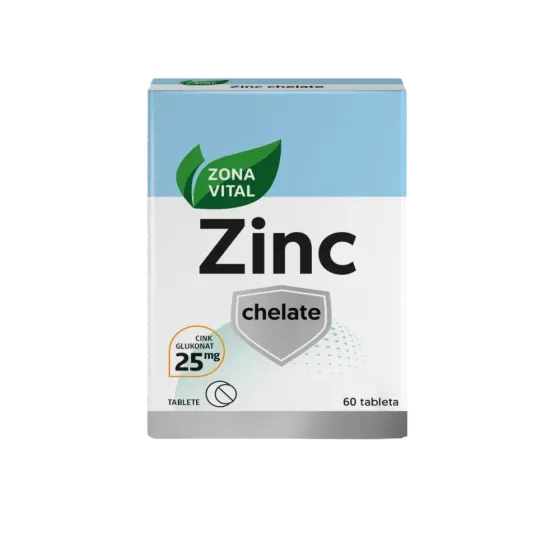 ZONA VITAL Zinc chelate, 60 tableta
