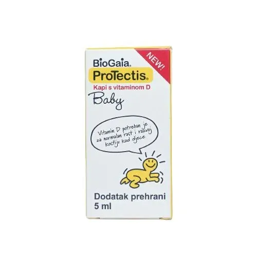 Biogaia Protectis Baby kapi s vitaminom D, 5 ml