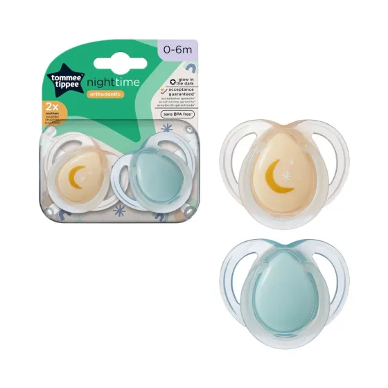 Tommee Tippee "Night" dude varalice, 0 - 6 mjeseci, 2 kom
