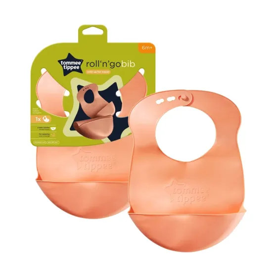 Tommee Tippee "Roll and go" savitljivi podbradnjak s tobolcem