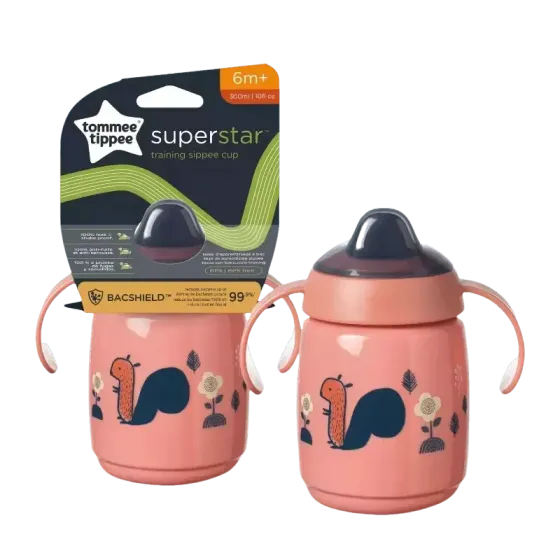 Tommee Tippee šalica s usnikom i poklopcem, 300 ml, 6mj+