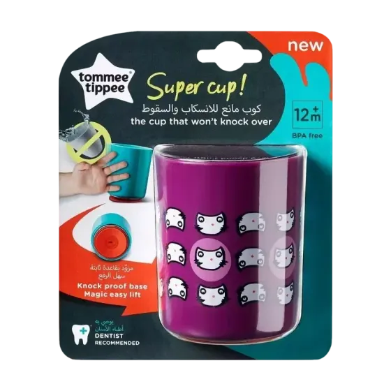 Tommee Tippee Super "no knock" čaša 190 ml, čaša koja se ne može prevrnuti