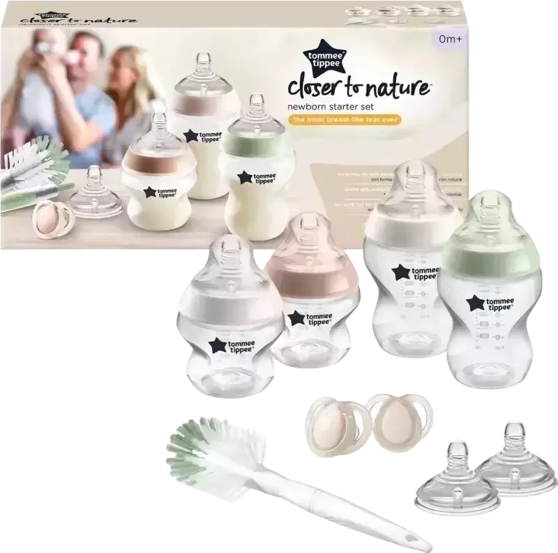 Tommee Tippee closer to nature set za hranjenje na bočicu "neutrals"