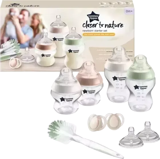 Tommee Tippee closer to nature set za hranjenje na bočicu "neutrals"