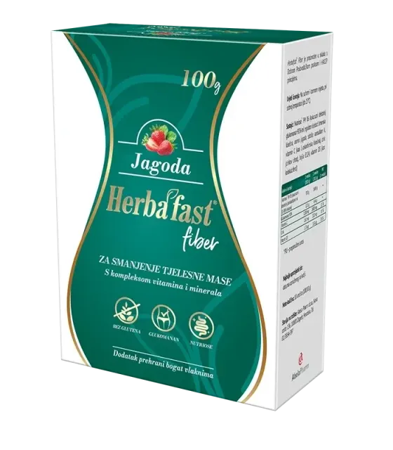 Abela Pharm Herbafast Fiber Jagoda, 100g