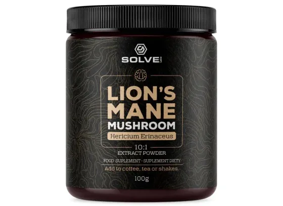Solve Labs Lions mane 10:1 extract powder, 100g