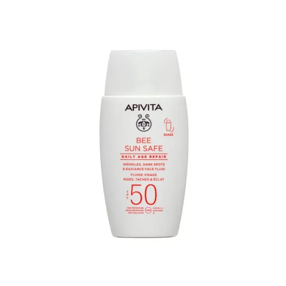 Apivita BEE SUN SAFE FLUID ZA LICE PROTIV MRLJA & STARENJA SPF50