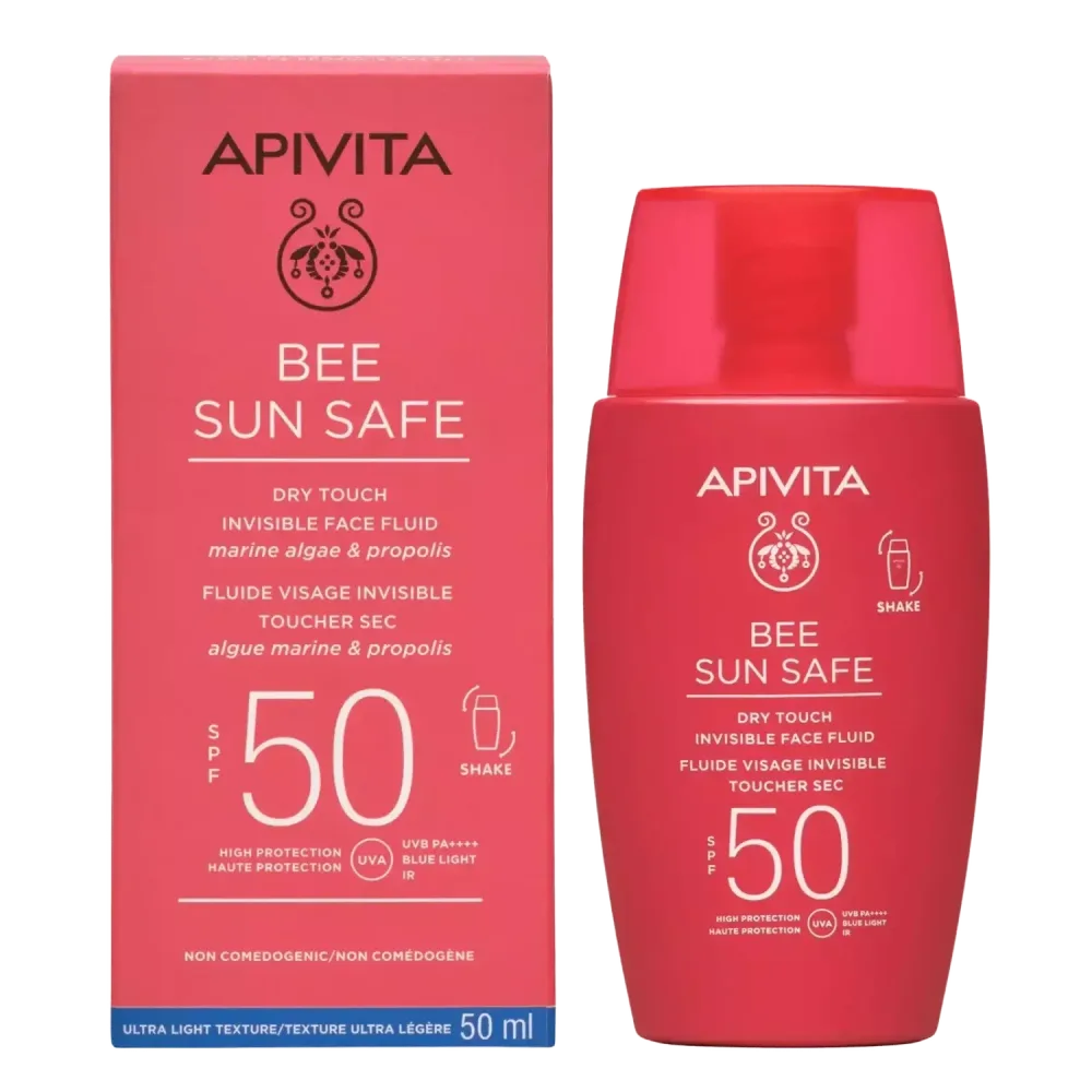 APIVITA Bee sun safe dry touch fluid za lice SPF50+ , 50 ml