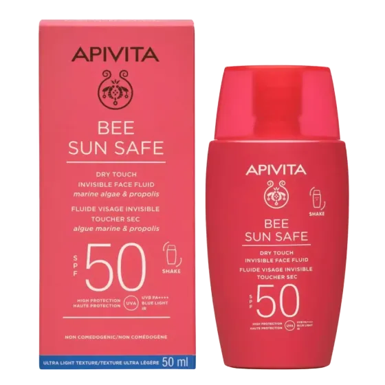 APIVITA Bee sun safe dry touch fluid za lice SPF50+ , 50 ml