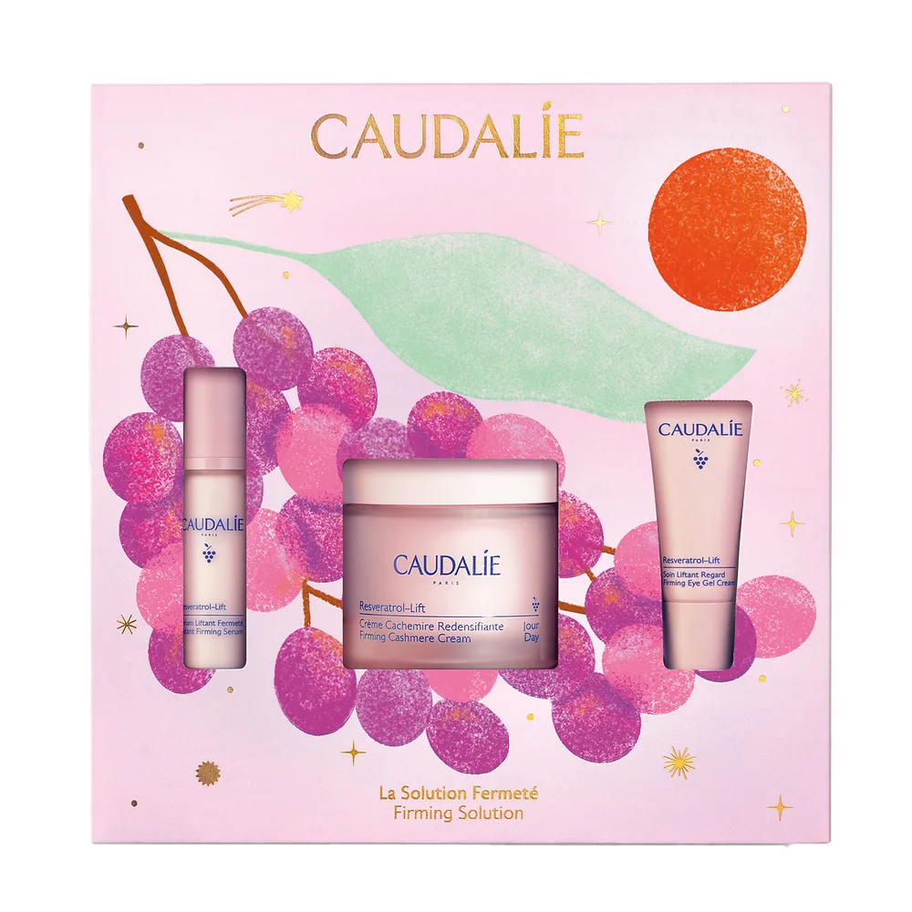 CAUDALIE Resveratrol-Lift set – učvršćujuća rutina (serum, krema, krema za oči)