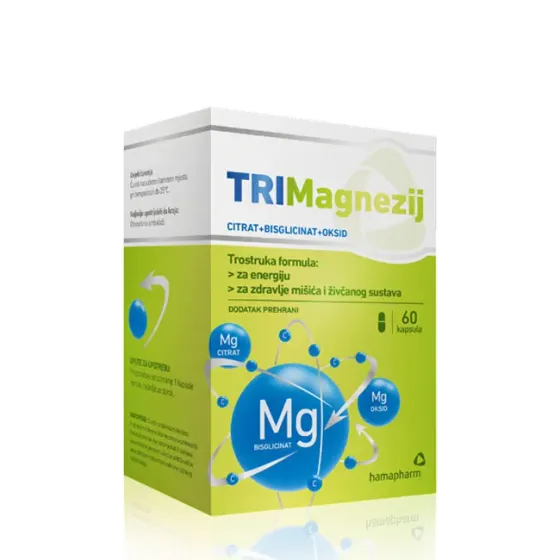 TriMagnezij, kapsule, 60 kapsula
