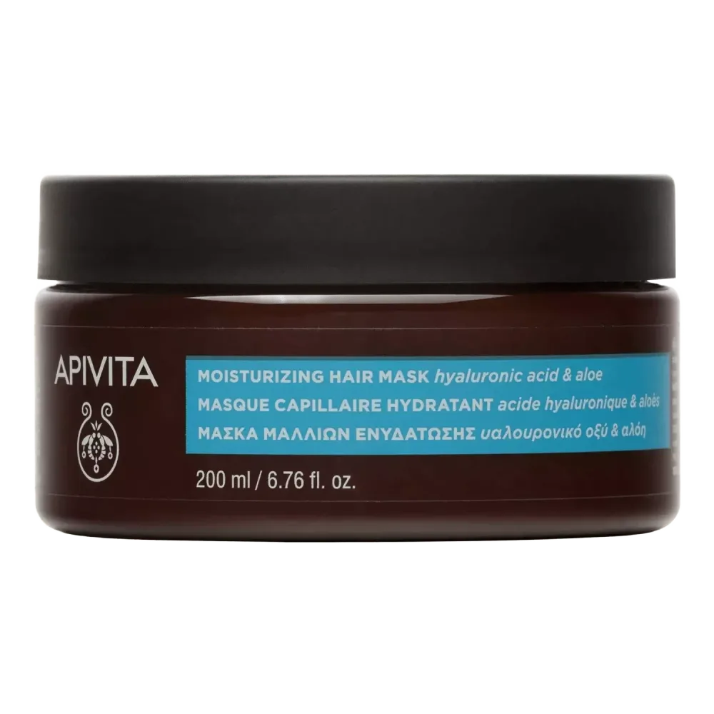 APIVITA Maska za hidrataciju kose s hijaluronskom kiselinom, 200 ml